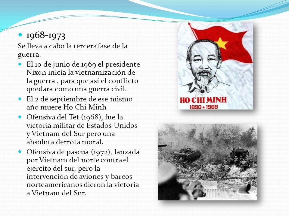 Se lleva a cabo la tercera fase de la guerra.