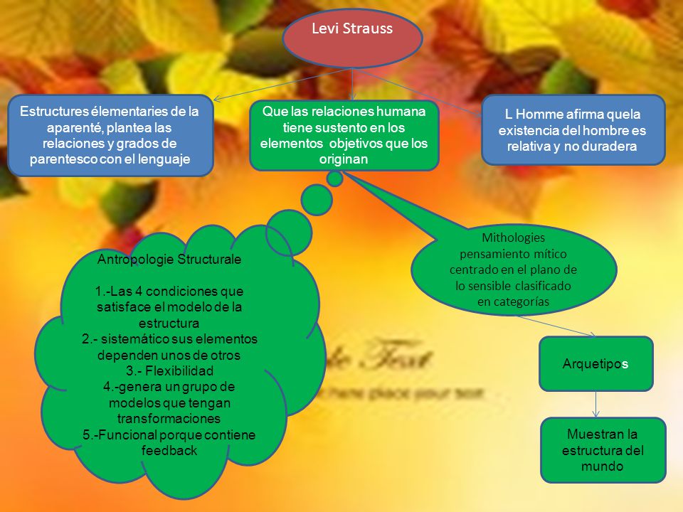 Levi Strauss Estructures élementaries de la aparenté, plantea las relaciones y grados de parentesco con el lenguaje.