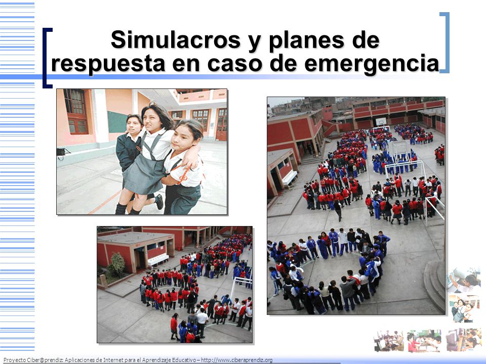 Simulacros y planes de respuesta en caso de emergencia