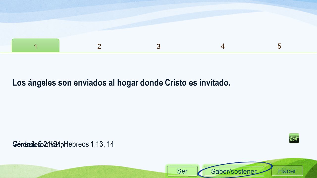 Los ángeles son enviados al hogar donde Cristo es invitado.