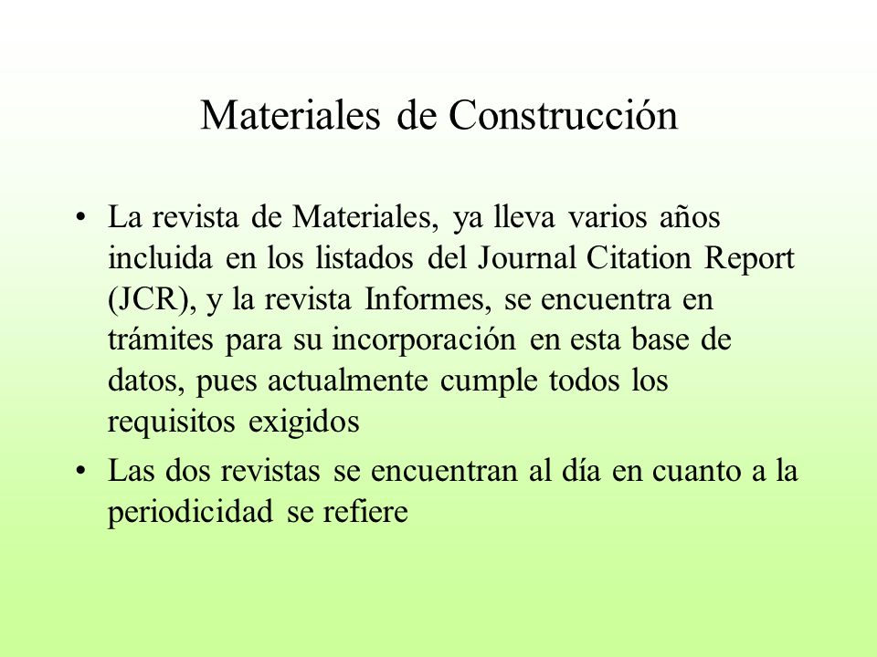 Materiales de Construcción