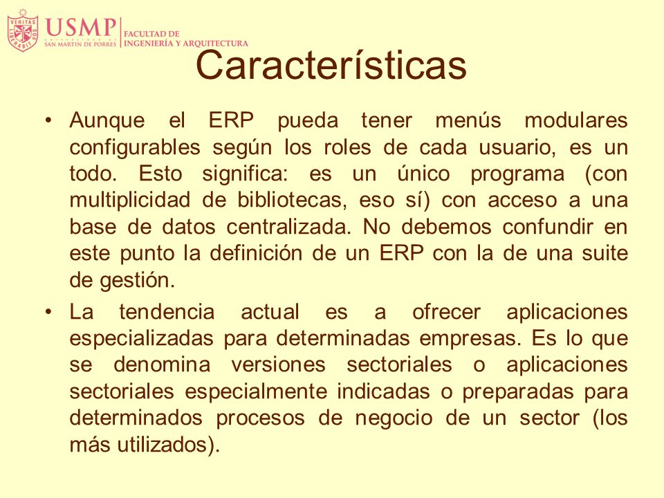 Características