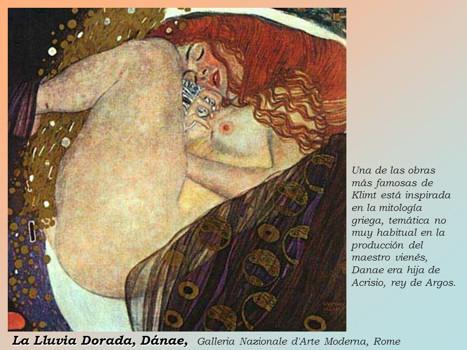 La Lluvia Dorada, Dánae, Galleria Nazionale d Arte Moderna, Rome