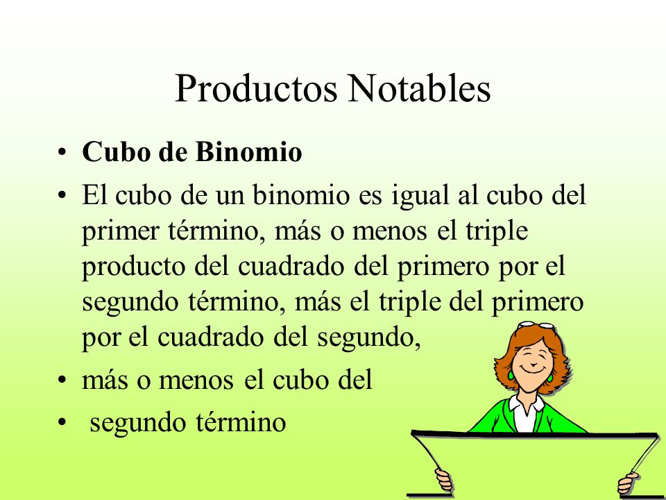 Productos Notables Cubo de Binomio