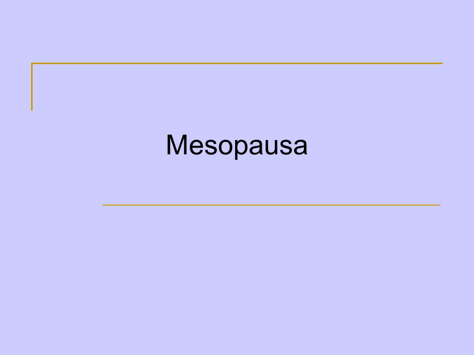 Mesopausa