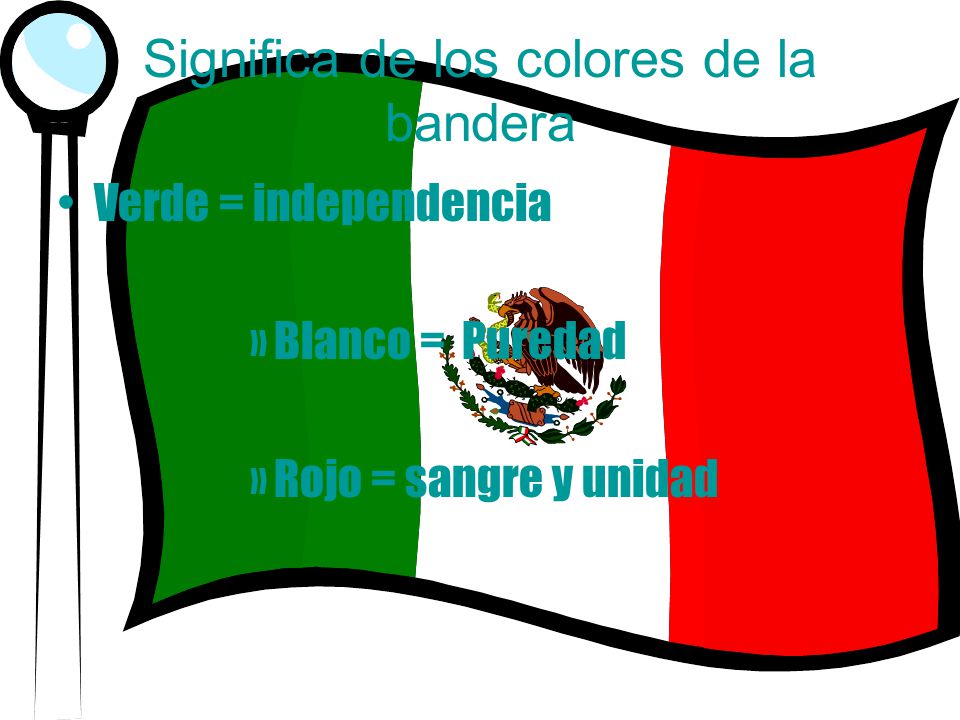 Significa de los colores de la bandera