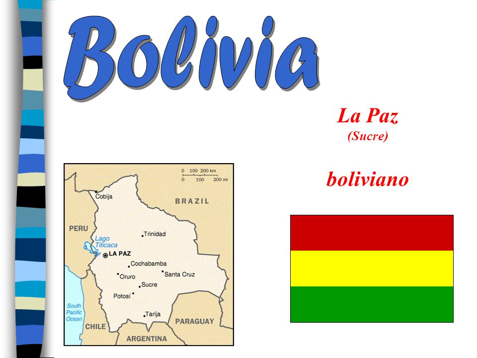 Bolivia La Paz (Sucre) boliviano