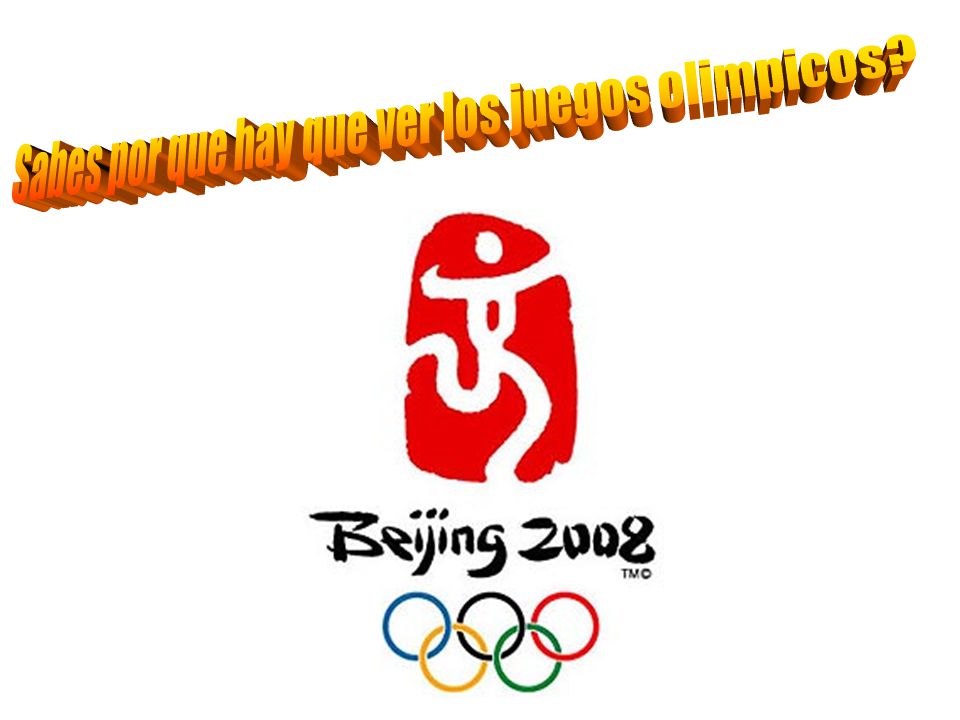 Sabes por que hay que ver los juegos olimpicos