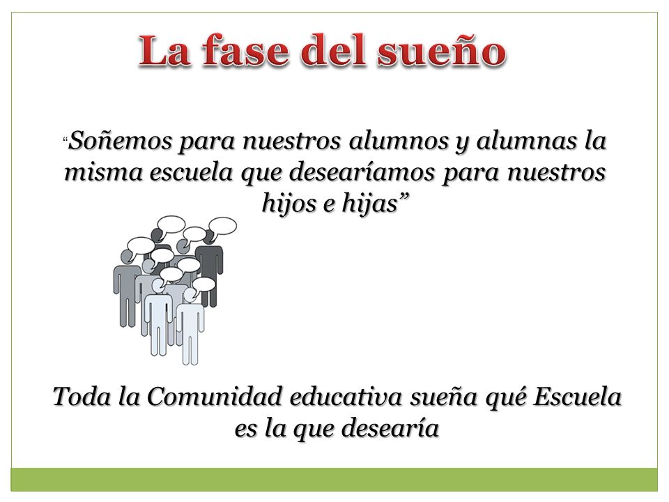 Toda la Comunidad educativa sueña qué Escuela es la que desearía