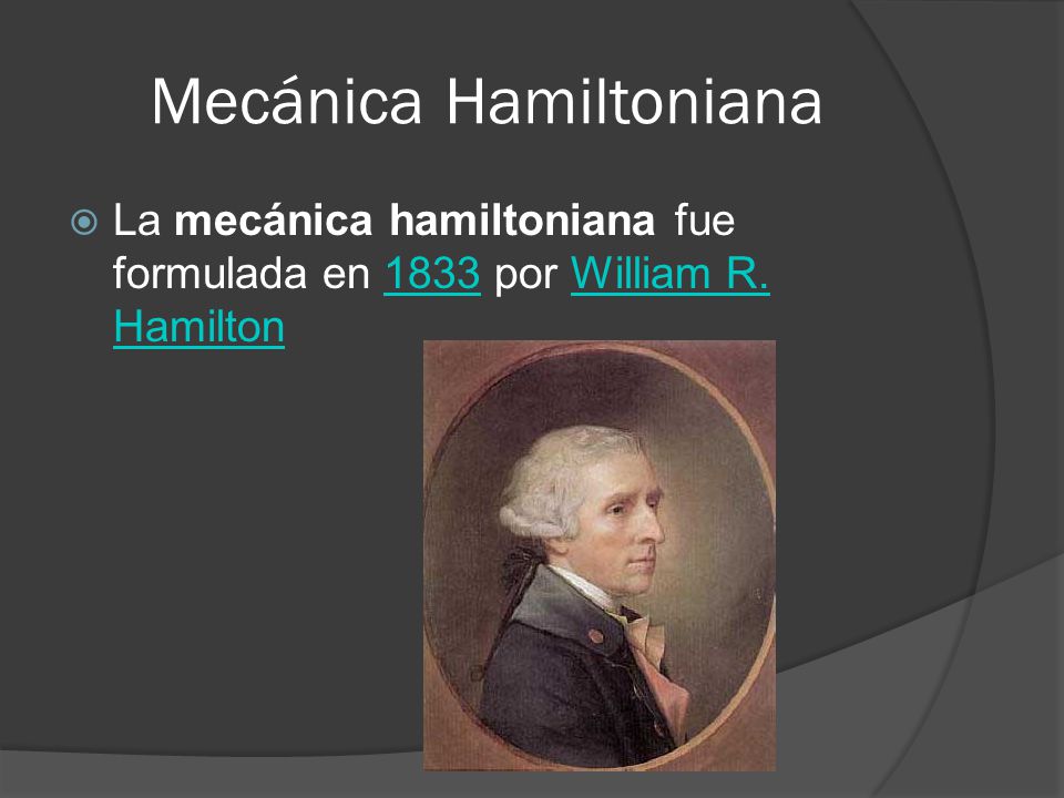 Mecánica Hamiltoniana