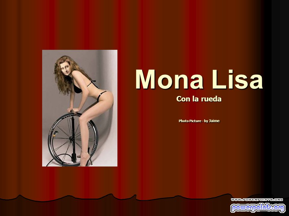 Mona Lisa Con la rueda Photo Picture - by Jaime