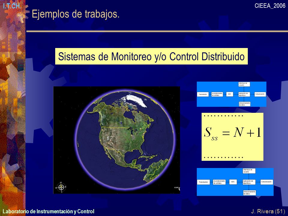 Ejemplos de trabajos. Sistemas de Monitoreo y/o Control Distribuido