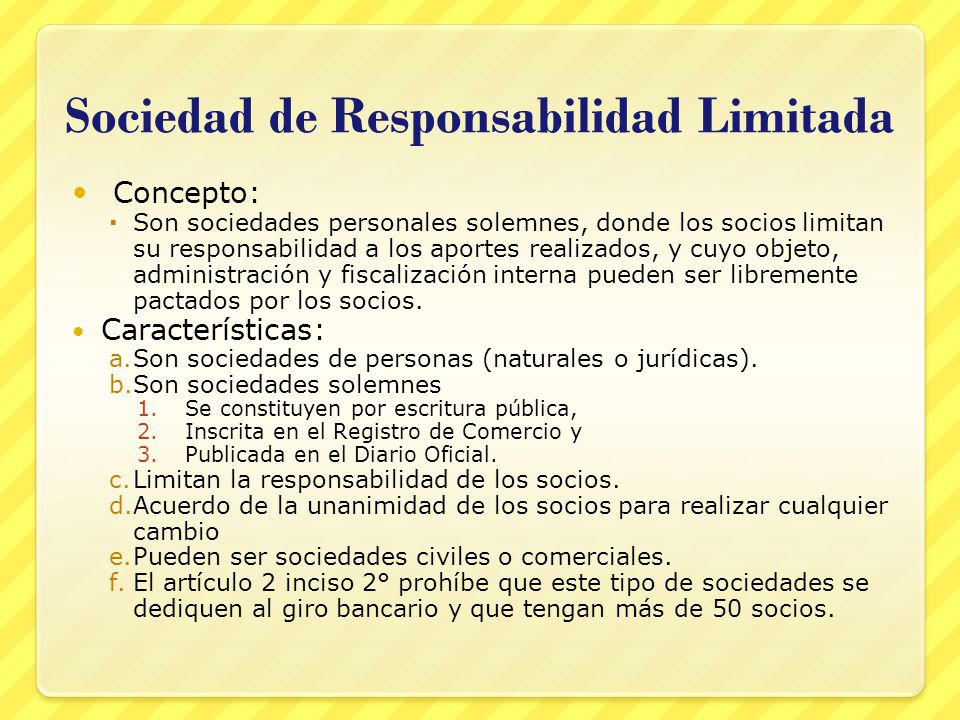 Sociedad de Responsabilidad Limitada