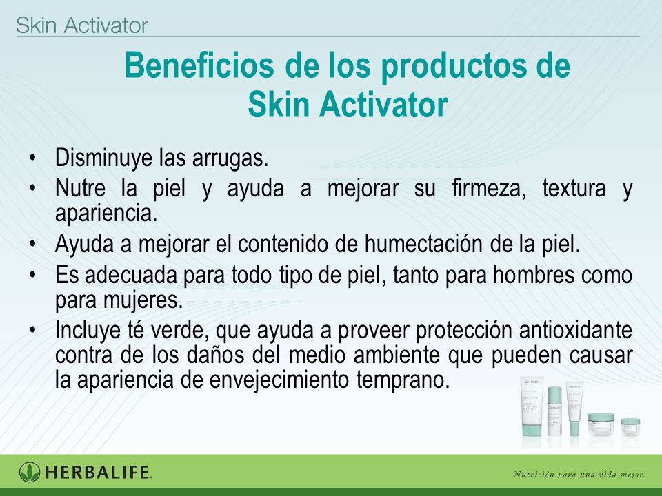 Beneficios de los productos de Skin Activator