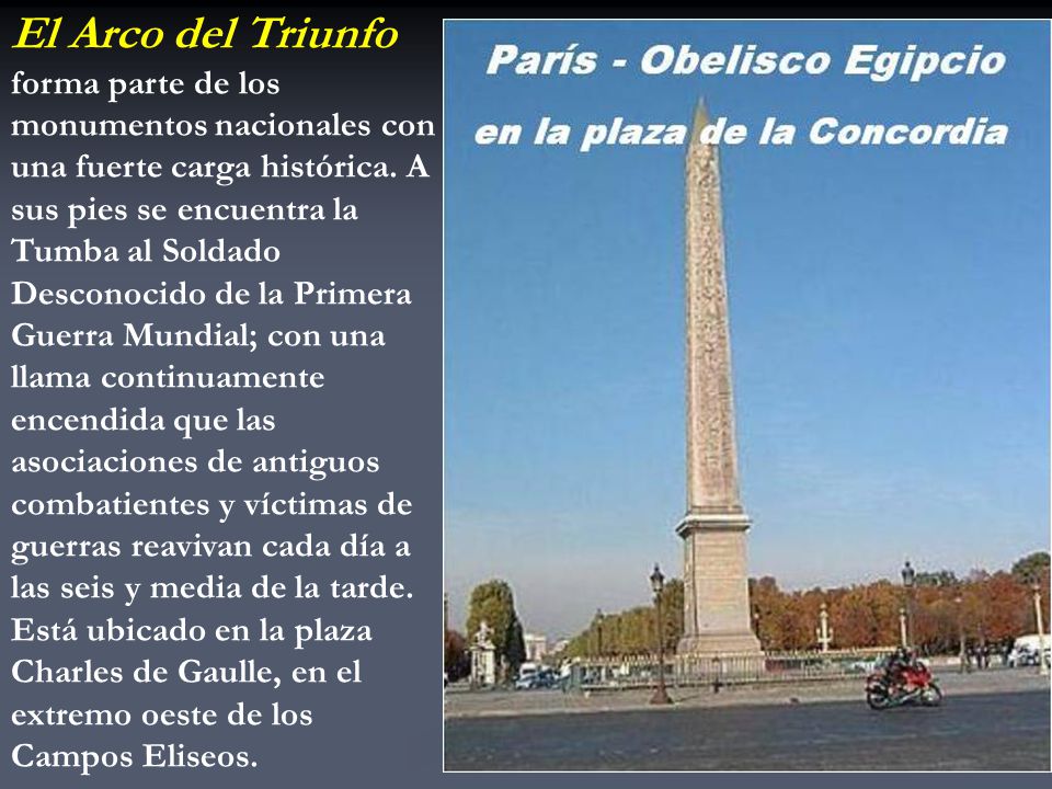 El Arco del Triunfo forma parte de los monumentos nacionales con una fuerte carga histórica.