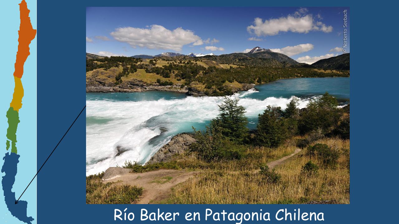 Río Baker en Patagonia Chilena