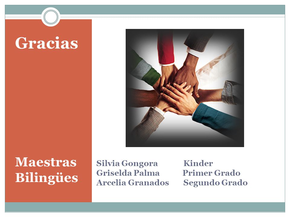 Gracias Maestras Bilingües