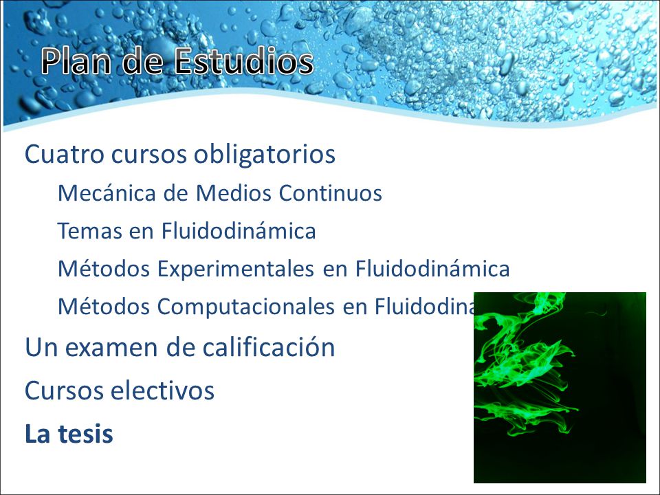 Plan de Estudios Cuatro cursos obligatorios Un examen de calificación