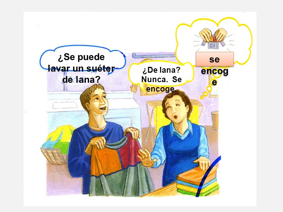¿Se puede lavar un suéter de lana ¿De lana Nunca. Se encoge.