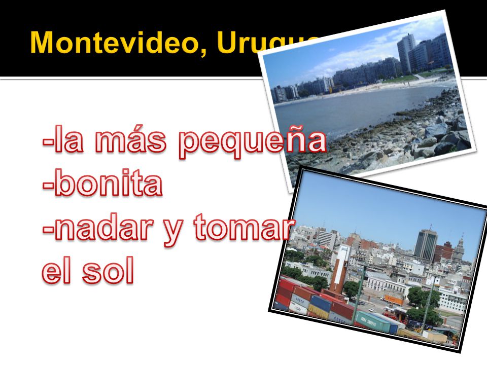 Montevideo, Uruguay -la más pequeña -bonita -nadar y tomar el sol