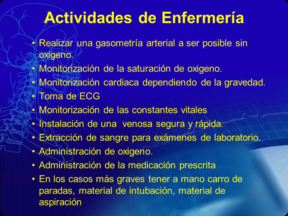 Actividades de Enfermería