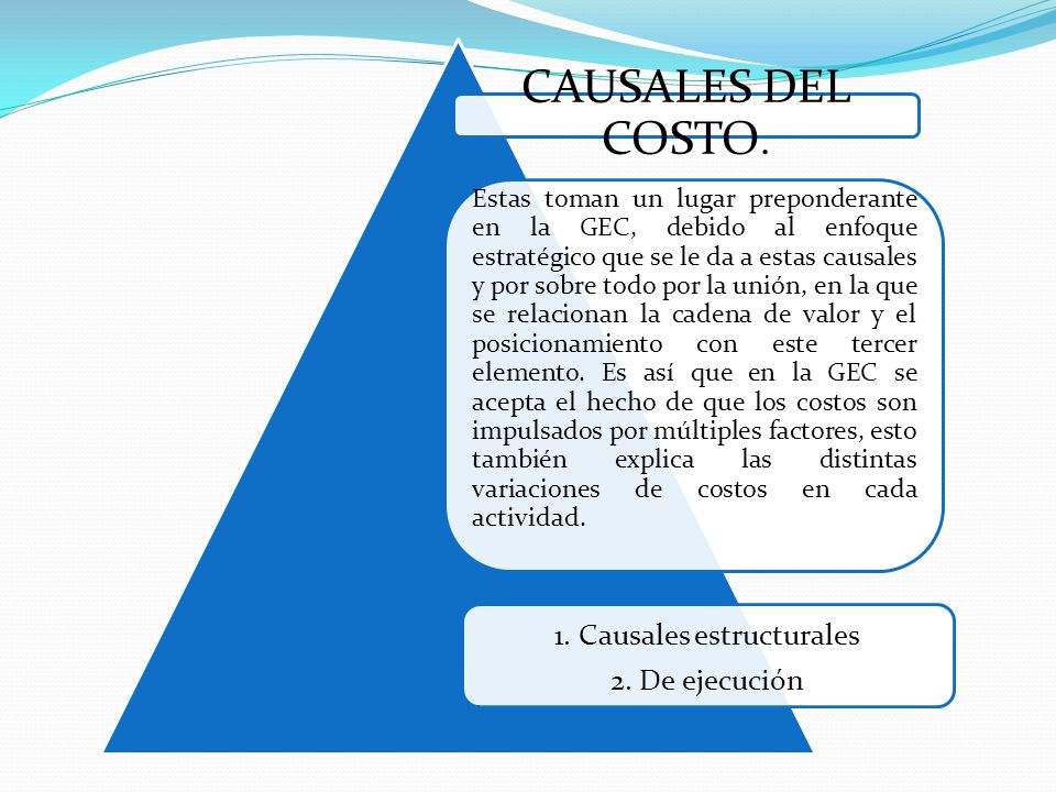 1. Causales estructurales