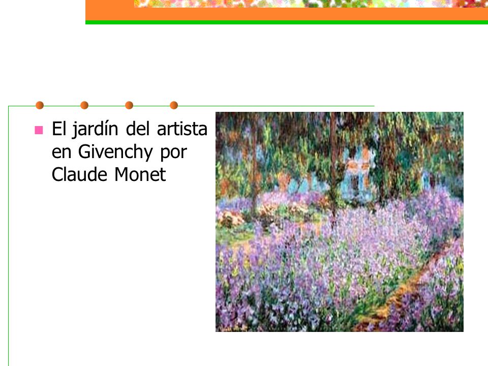El jardín del artista en Givenchy por Claude Monet