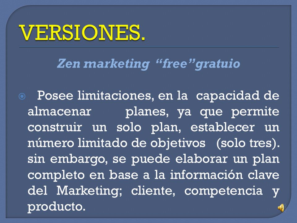 Zen marketing free gratuio