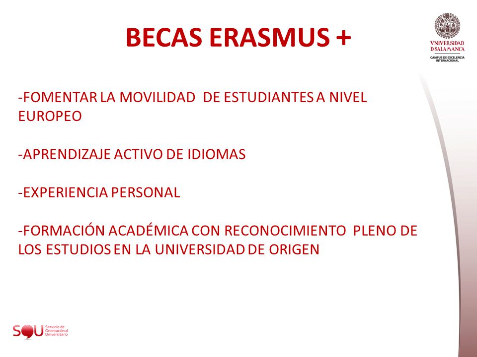 BECAS ERASMUS + -FOMENTAR LA MOVILIDAD DE ESTUDIANTES A NIVEL EUROPEO