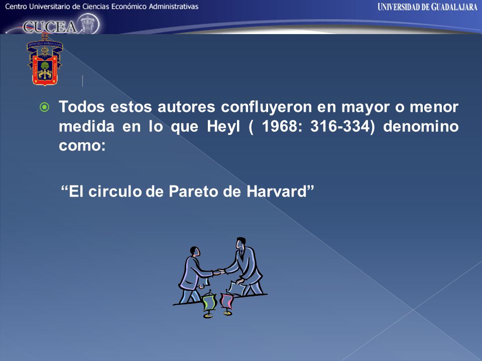 Todos estos autores confluyeron en mayor o menor medida en lo que Heyl ( 1968: ) denomino como: