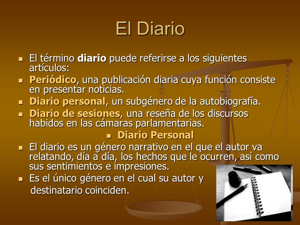 El Diario El término diario puede referirse a los siguientes artículos: