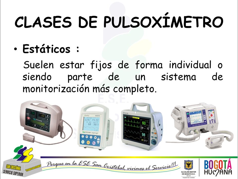 CLASES DE PULSOXÍMETRO