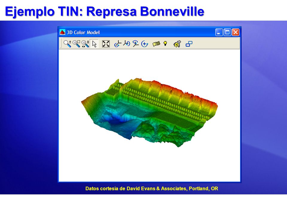 Ejemplo TIN: Represa Bonneville