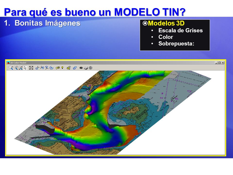 Para qué es bueno un MODELO TIN 1. Bonitas Imágenes
