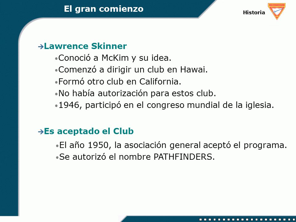 Conoció a McKim y su idea. Comenzó a dirigir un club en Hawai.