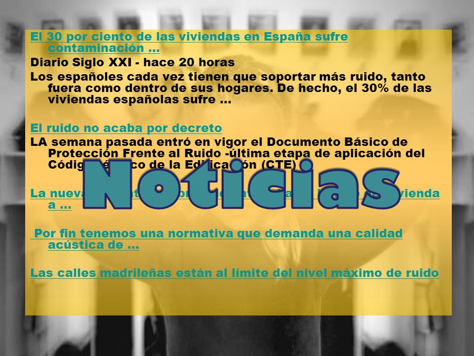 El 30 por ciento de las viviendas en España sufre contaminación ...