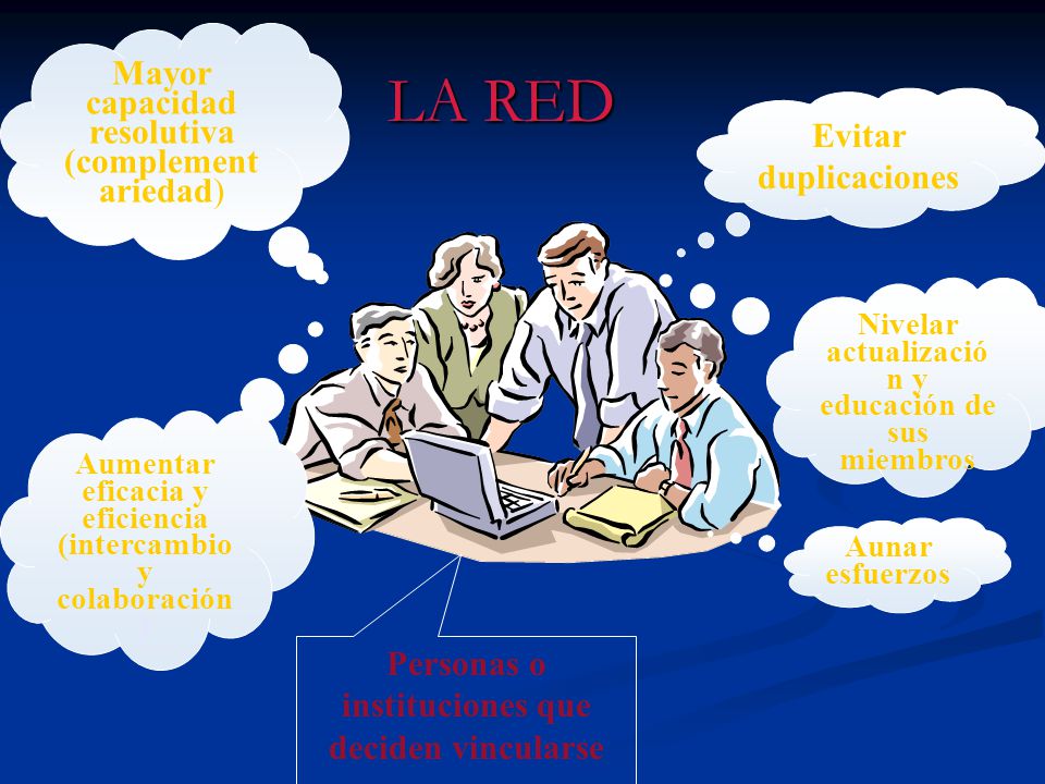 LA RED Mayor capacidad resolutiva (complementariedad)