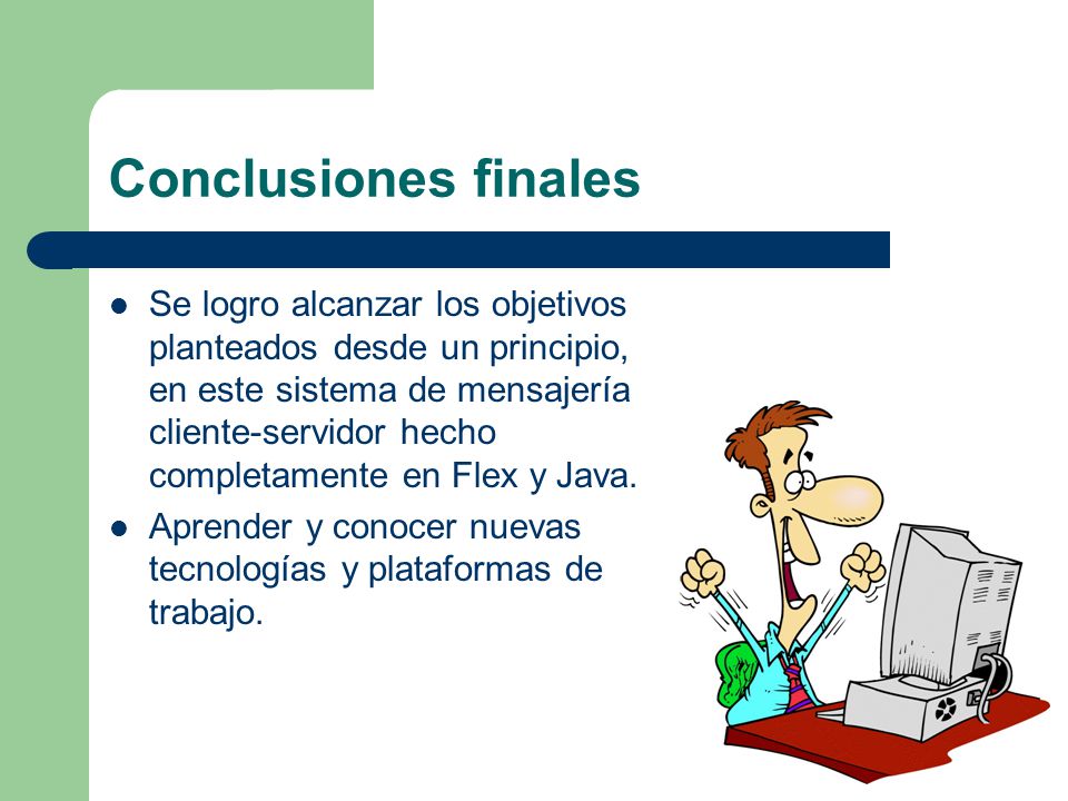 Conclusiones finales