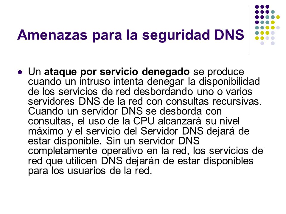 Amenazas para la seguridad DNS