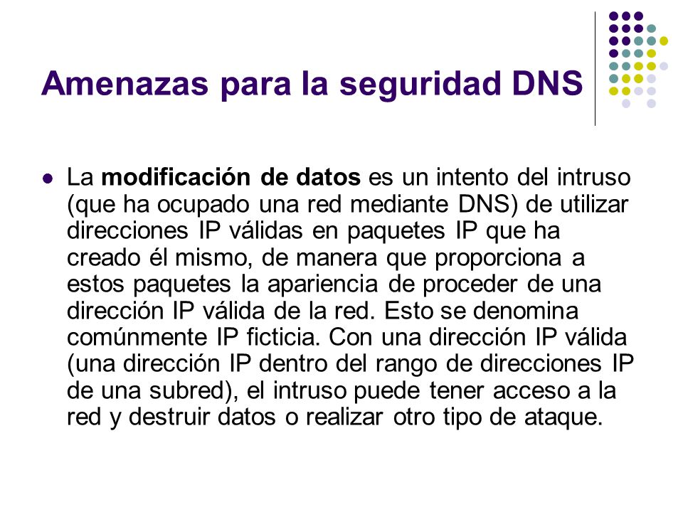 Amenazas para la seguridad DNS