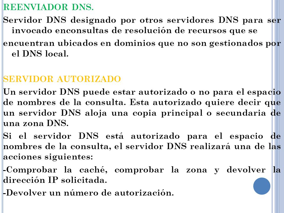 REENVIADOR DNS.