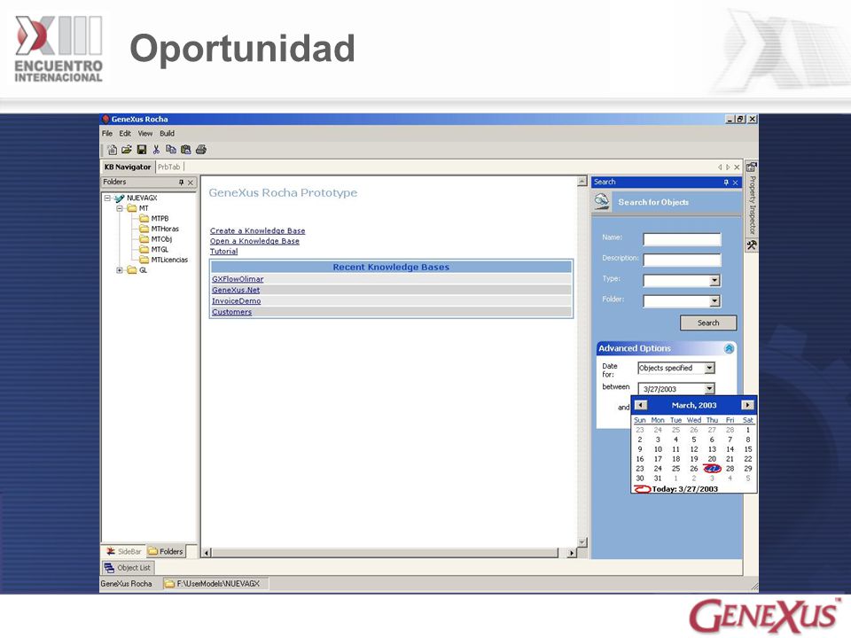 Oportunidad Hace un tiempo nos hicimos una pregunta: que pasa si pasamos todo el ambiente GX a .NET