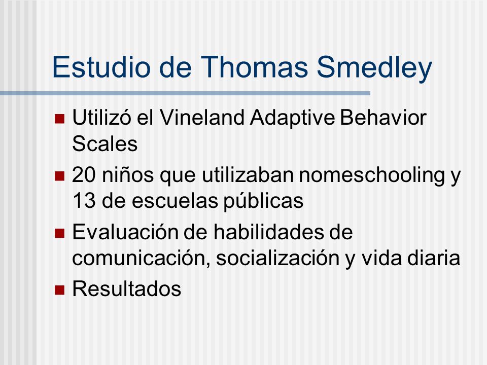 Estudio de Thomas Smedley