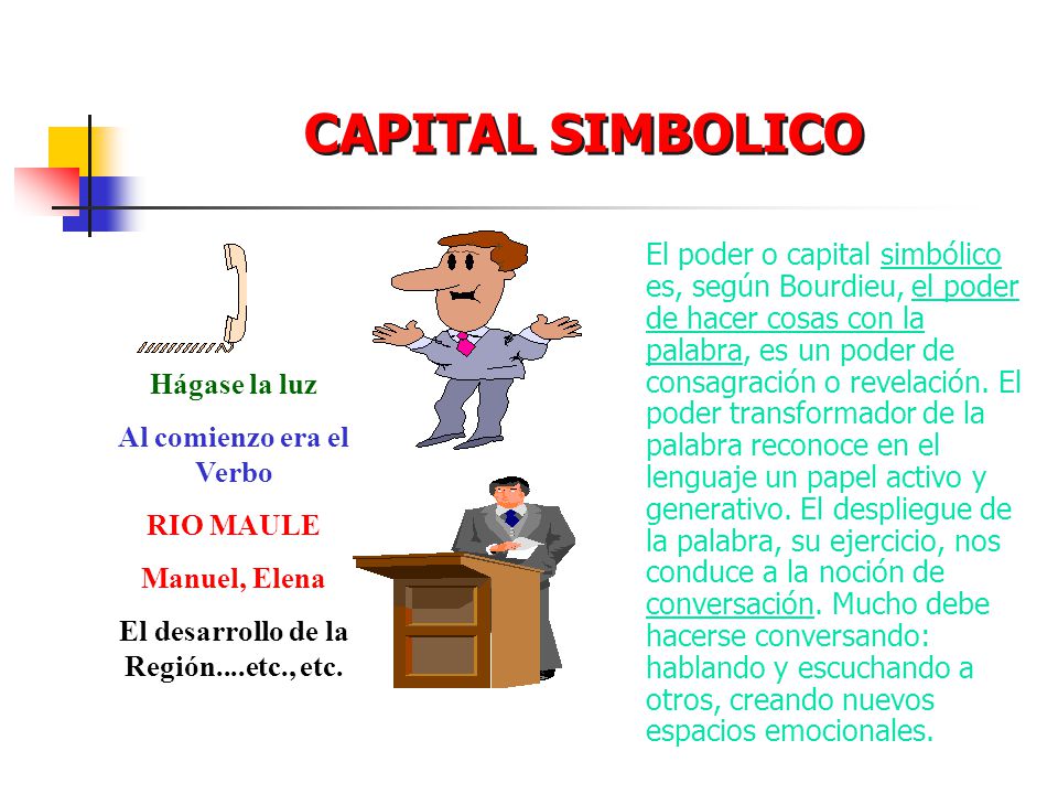 Al comienzo era el Verbo El desarrollo de la Región....etc., etc.