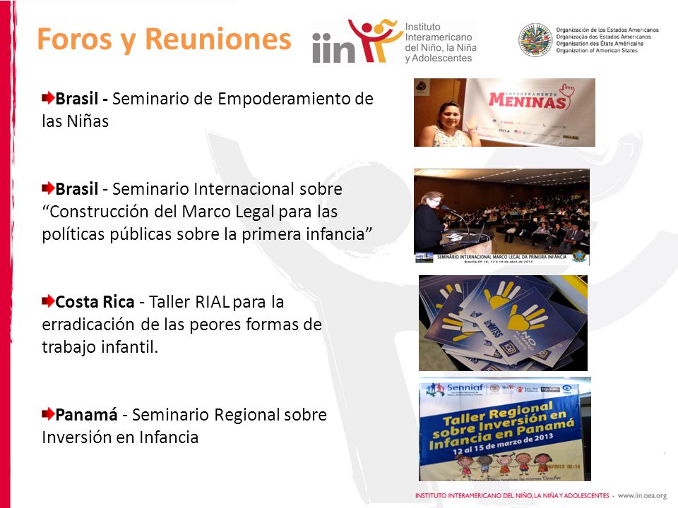 Foros y Reuniones Brasil - Seminario de Empoderamiento de las Niñas
