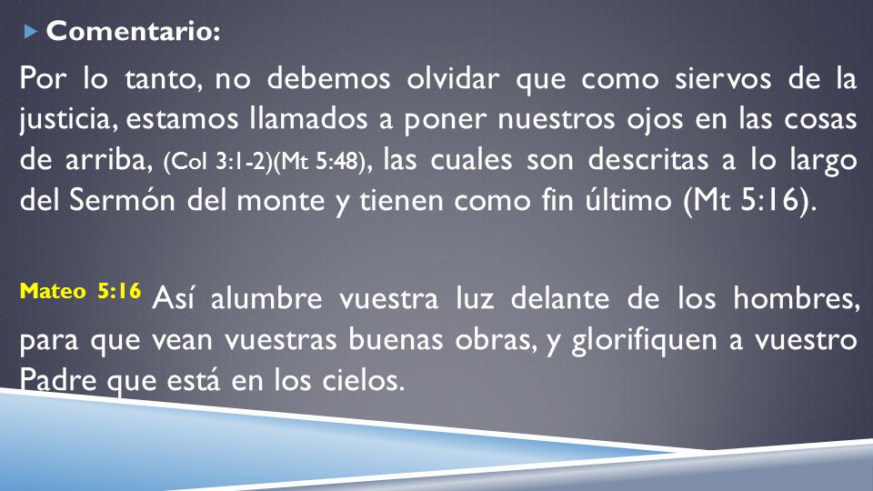 Comentario: