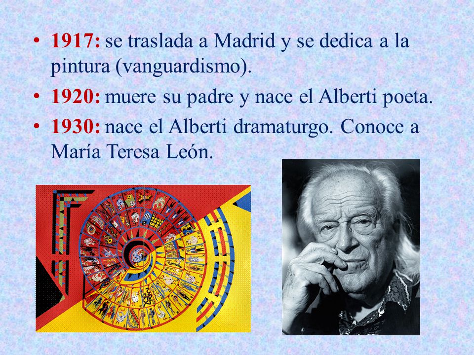 1917: se traslada a Madrid y se dedica a la pintura (vanguardismo).