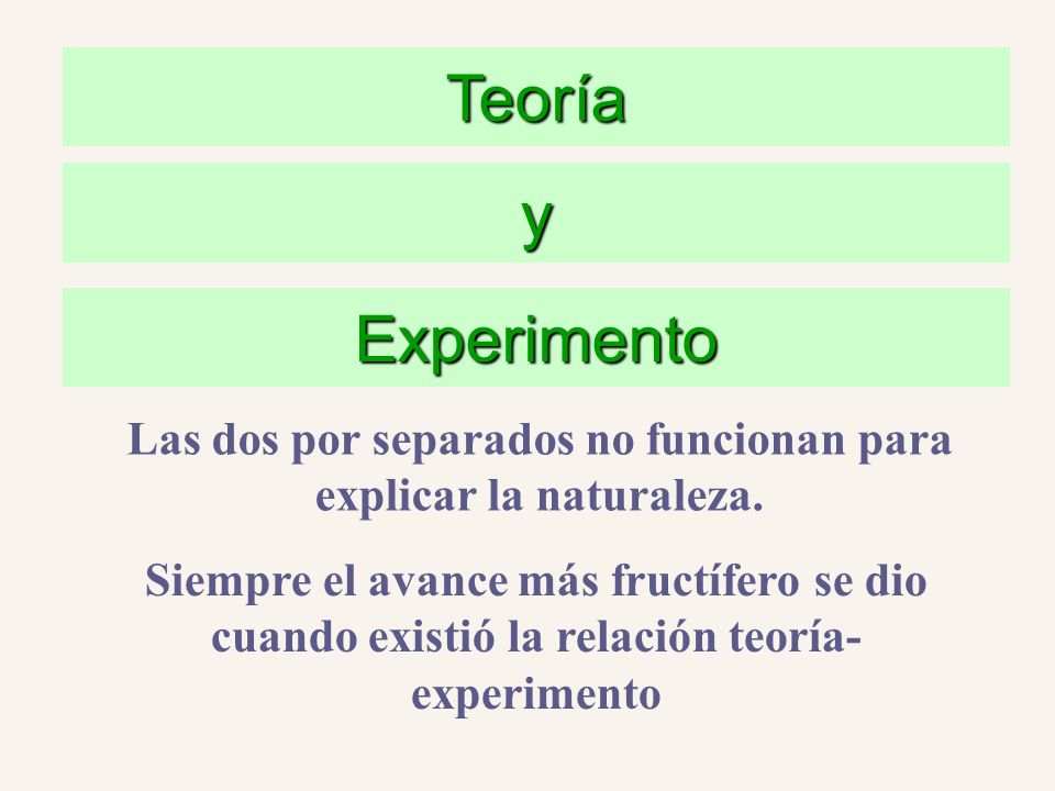 Las dos por separados no funcionan para explicar la naturaleza.