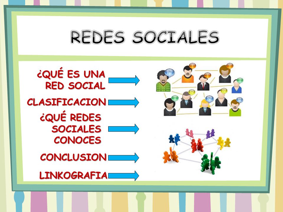 REDES SOCIALES ¿QUÉ ES UNA RED SOCIAL CLASIFICACION