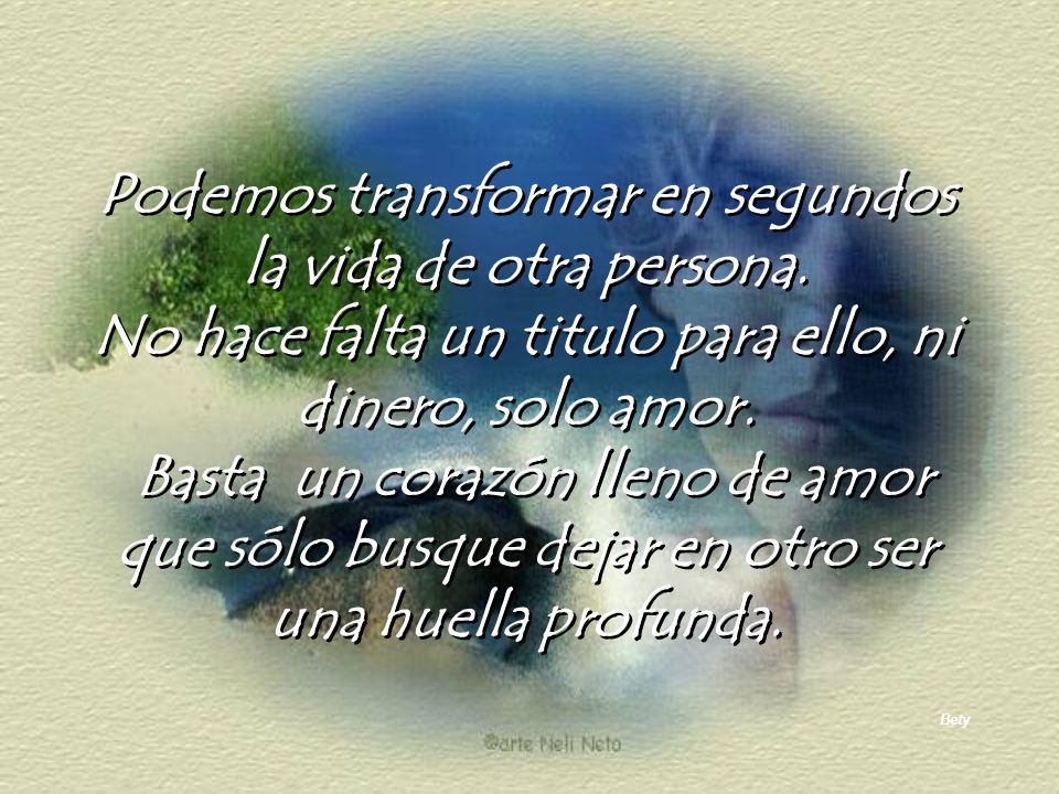 Podemos transformar en segundos la vida de otra persona.